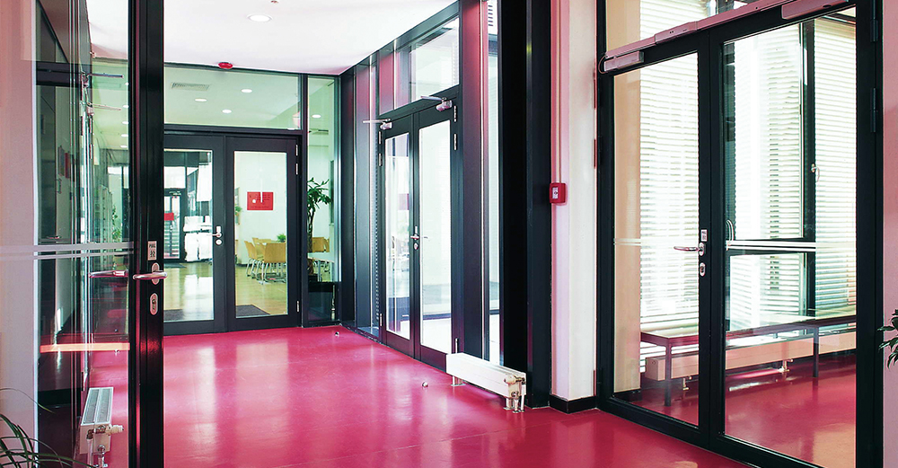Steel Tubular Doors and Partition Wall SystemSteel Fire-rated Tubular Doors H55E60
